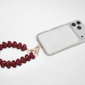 RED HEARTS PHONE CORD