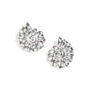 SHELL EARRINGS SILVER