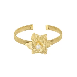 FLOWER BANGLE GOLD