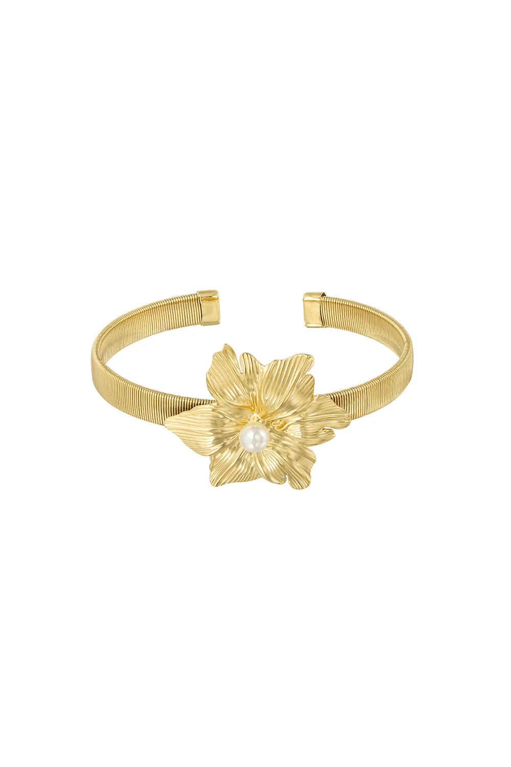 FLOWER BANGLE GOLD