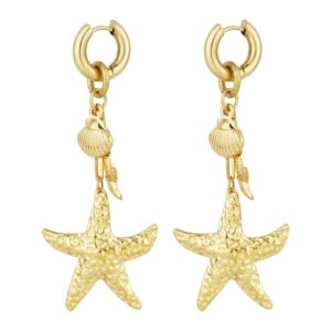 SEASTAR EARRINGS GOLD