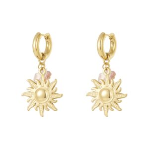 SUN EARRINGS GOLD