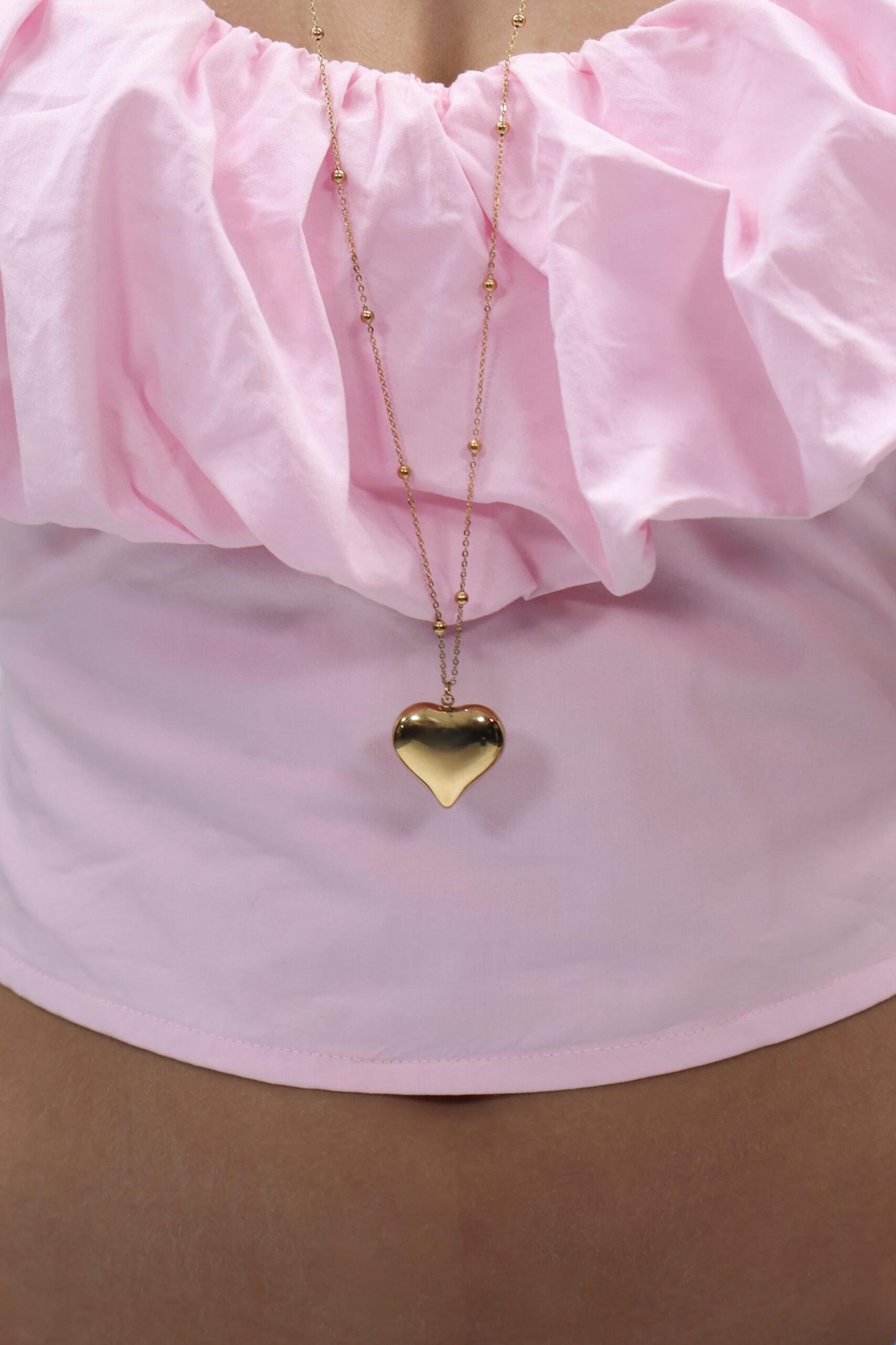HEART NECKLACE GOLD - Afbeelding 2