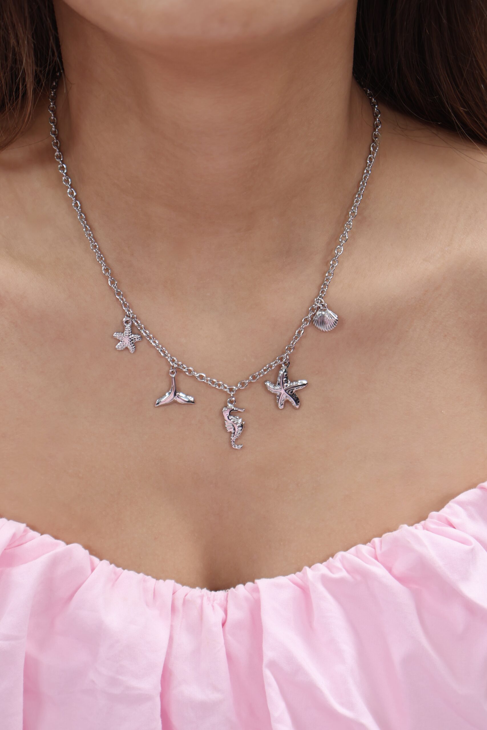 ISLAND NECKLACE SILVER - Afbeelding 2